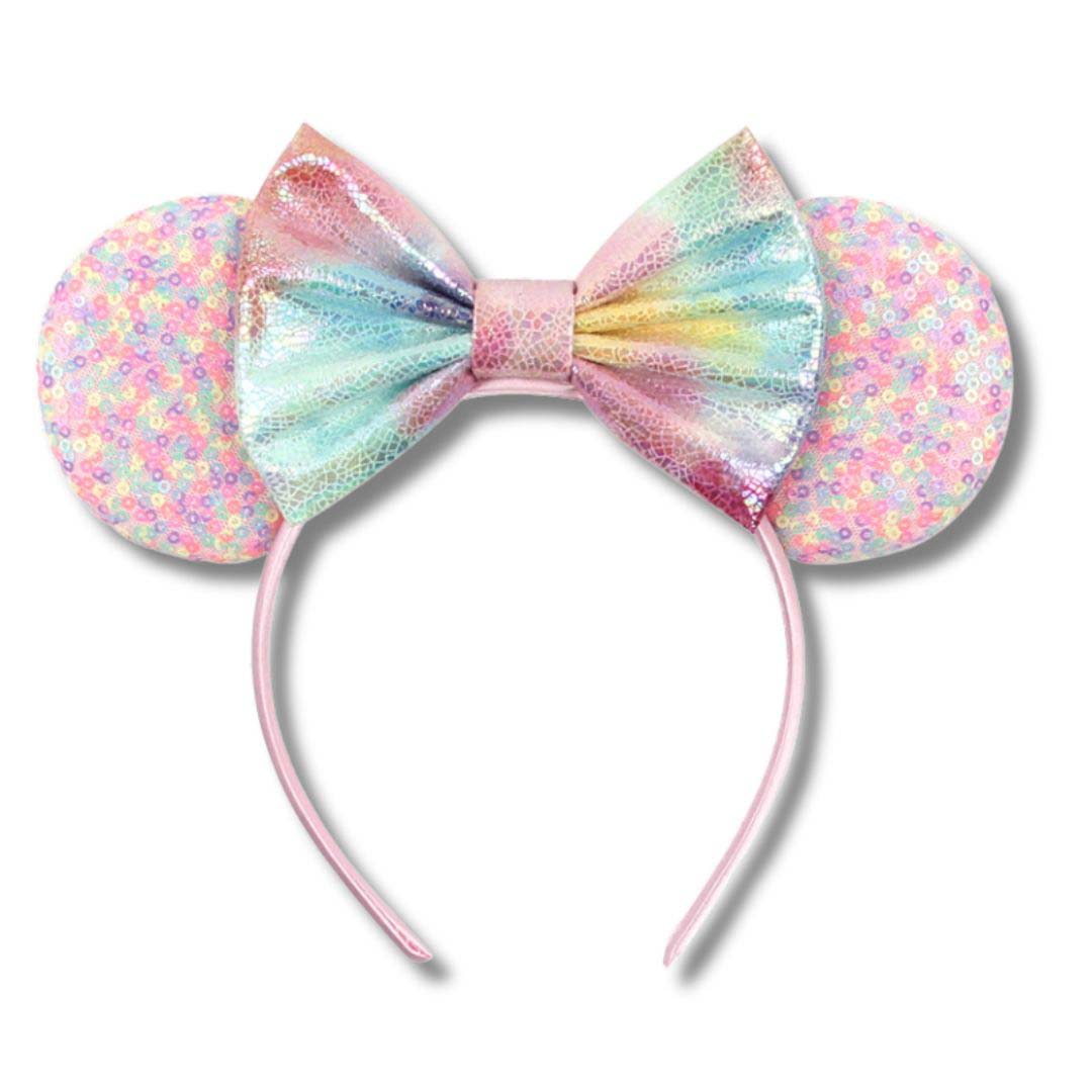 Sequin Ears Headband with Bow Kids Adults Costume, Party &amp; Outfit Accessory
