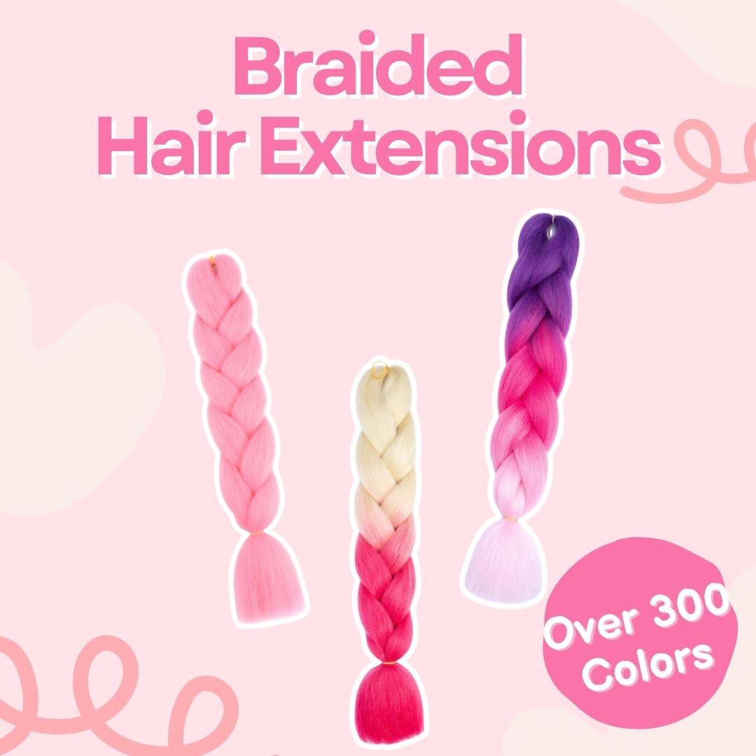 braided hair extensions over 300 colors